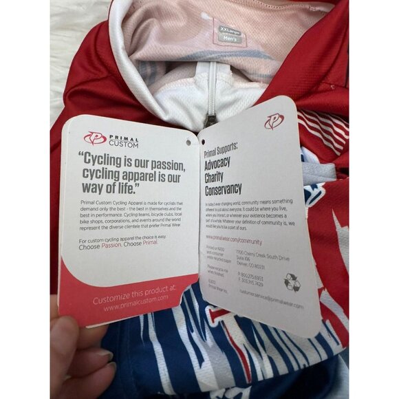 Primal Raglan Jersey Men’s 2XL Team Semper Fi USA Paralympic FOLEY CAT New W Tag - Picture 8 of 9